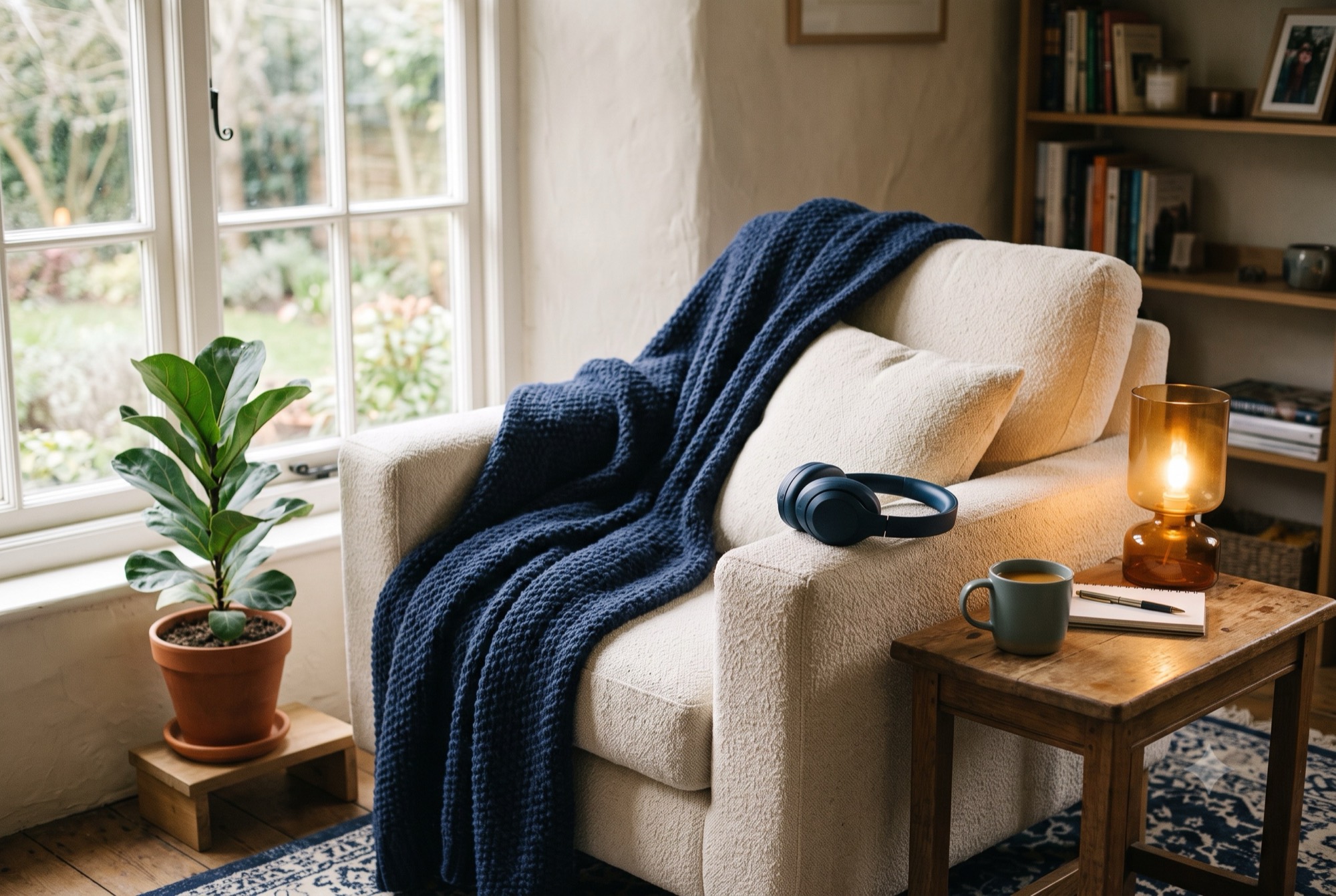 A calm, focused hypnotherapy session, fully awake and in control